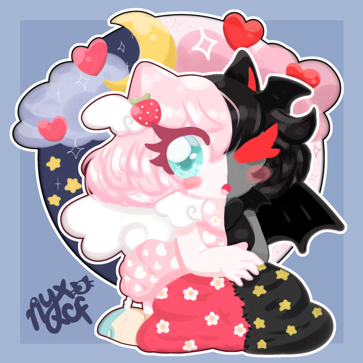 VTuber Chibi Commission for Bailey