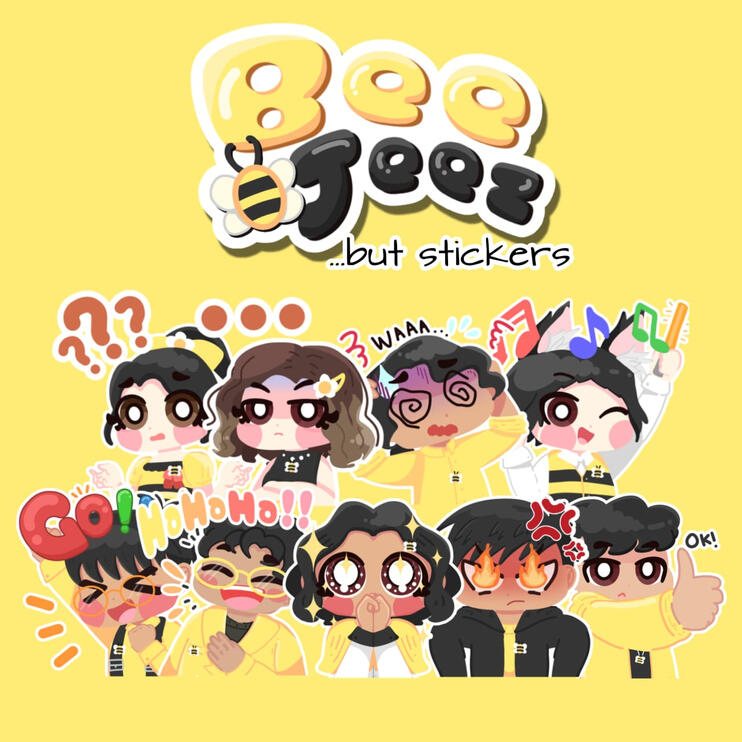 BeeJeez Stickers