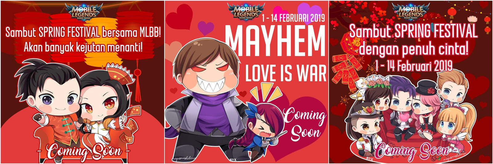 RealMLBB CNY x Valentine (Illust. @miyusaashibara)